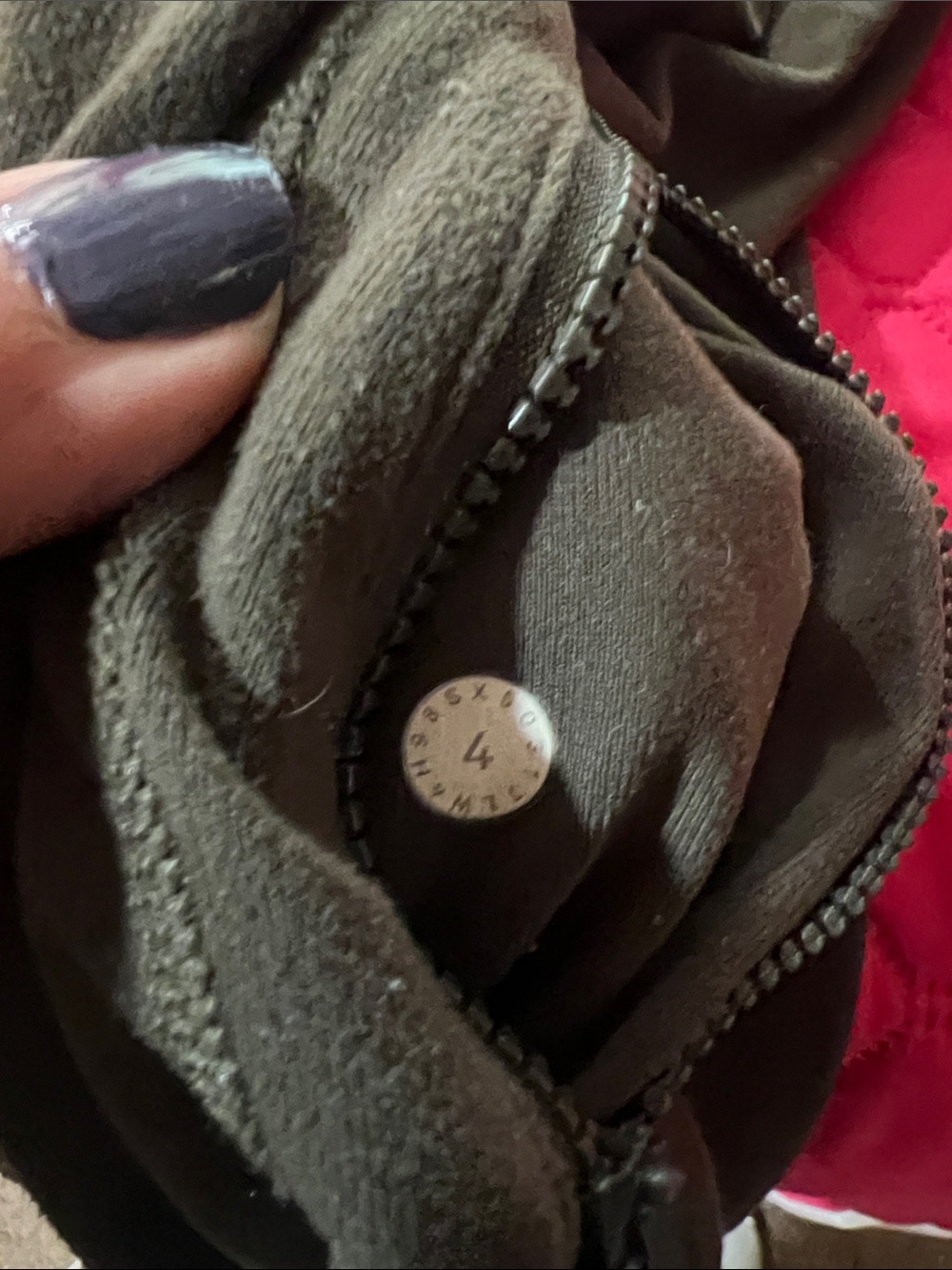 lululemon athletica Olive Green Full-Zip Performance Jacket - Picture 9 of 9